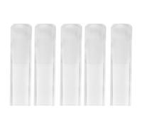 5PCS Eb Alto Saxophone s Strength 2.5, Remplacement du Saxophone Alto, Sax Alto s pour débutants et joueurs d'instruments à vent, avec supports Inent Sto (Blanche)