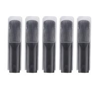 5PCS Eb Alto Saxophone s Strength 2.5, Remplacement du Saxophone Alto, Sax Alto s pour débutants et joueurs d'instruments à vent, avec supports Inent Sto (Noire)