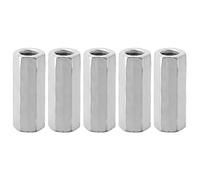 5Pcs Écrou Manchon Acier Carbone M12, Hexagonal 50mm, Connecteur Tige Filetée de Douille Écrou Fixations Filetées Écrous Hexagonaux et Mécaniques (M12*50-15mm)