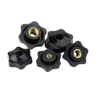 5pcs Écrous à Étoiles M5 pour m6 Laiton 5pcs Écrous à Étoiles(5x25mm) | Lot de 5, tailles /M5/ pour m6, filetage métrique standard, pour idéal bricolage