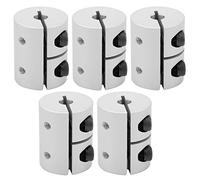 5Pcs En Alliage D'aluminium Coupleur D'arbre Rigide Flexible Moteur Connecteur Couple Élevé Vibration Couplage pour Imprimante 3D CNC Machine Servo Moteur 25mm 5mm 8mm
