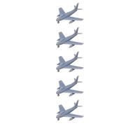 5PCS F-86 Sabre Chasseur 1/350-1/700 Modèle Résine 3D | F-86 Sabre Chasseur, États-Unis, Guerre De Corée, Chasseur À Réaction À Aile En Flèche, Résine DIY Non Peint(1/350(3.2CM))