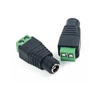 5pcs Female +5 pcs Male DC connector 2.1 * 5.5mm Power Jack Adapter Plug Cable Connector for 3528/5050/5730 led strip light NWPNLXEA