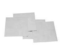 5pcs Feuille de zinc de qualité professionnelle-99.99% Ultra-High Purity Metal pour les essais en laboratoire d'anode de batterie-4.0mm*100mm*100mm