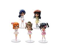 5Pcs Figures Toy Wide Application Exquisite Appearance PVC Love Live Gacha Blind Box Figure for