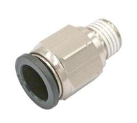 5pcs Fit Tube O.D 1/2" Pushfit -1/4" NPT Male Straight Air Pneumatic Fitting