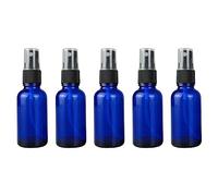 5pcs Flacon Vaporisateur Verre Vide 20ml Anti-UV Bouteille de Pulvérisation de Brouillard Fin, Flacon de Remplissage Cosmétique pour Les Huiles essentielles, Les Parfums, Agent de Fixation
