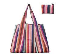 5Pcs Foldable Shopping Bags Big Size Bag Large Capacity Lightweight and Portable Storage Pour Vacances(Color1)