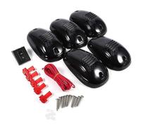 5pcs fumé couverture ambre led cabine toit marqueur feu de circulation pour camion Suv 4x4