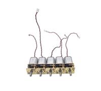 5Pcs G12-N20 Metal Gear electronic starter with Gearwheel DC Motors Reduction electronic starter D shaft 3V-9V rated voltage 6V rated speed 66RPM RUAJOGYNVM