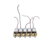 5Pcs G12-N20 Metal Gear motors with Gearwheel DC Motors Reduction motors D shaft 3V-9V rated voltage 6V rated speed 66RPM IINKUEYK