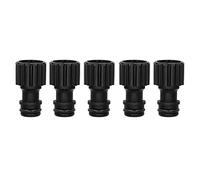 5pcs G3 / 8 Femelle Connecteur de mamelon Robinet en plastique Connecteur rapide Garden Irrigation Impièce