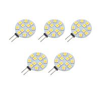 5pcs G4 LED Ampoule 12V 2W Économie Chaude Sauvegarde des -ondes en Aluminium Ampoules pour le Bureau de la Réverbération