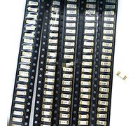 5PCS Gold Pin 1808 125V 0451 SMD Fast Blow Fusible 0.5A 0.75A 1A 2A 3A 4A 5A 6.3A 8A 10A 12A 15A 500MA 750MA 0451 Fusibles Ultra-Rapides Fusible Câblage de protection (Size : 5A)