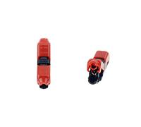5PCS H T Type 2Pin Scotch verrouillage 1 broche rapide Splice Connecteurs de fils Bornes serties for 24-18AWG ensemble de fil Car Audio 4.8,Compact et léger(D1 Red)
