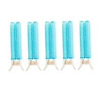 5pcs Hair Curler Clip Rouleaux de cheveux avec clips Réutilisables Hair Root Lift Clip Fast Curling Hair Volume Clips For DIY Hair Styling Tool 10.5 * 2cm Bleu
