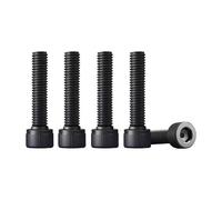 5Pcs Hexagon Socket Head Cap Screws, M4 x 100mm 12.9 Alloy Steel Replacement Machine Fastener Screws, Fully Thread for Bicycle Motorcycle Repair (M4x20)