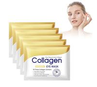 5pcs Hydrogel Eye Pads, Hydrogel Eye Pad Mask, Gel Treat Sheets for Gonflement, Soin des Yeux Anti-rides, Serrage Anti-rides, Retrait des Poches Oculaires et des Cernes