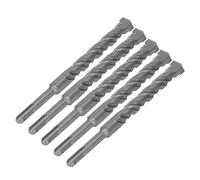 5pcs Impact Bits de Forage avec Bit de Marteau à Pointe en Carbure 2 Bits de Spirale de Flûte pour B Béton 210 Mm 7 Mm / 0,28 Pouces de Perceuse à Impact Hammer Drift Bitcarbide (5 millimètres) (8
