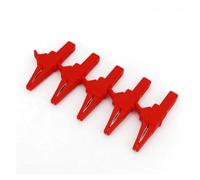 5Pcs Insulated 83mm Large Alligator Clip Test Probe With 4mm Jack 1000V 32A AUOQKQUT(5Pcs Red)