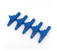 5Pcs Insulated 83mm Large Alligator Clip Test Probe With 4mm Jack 1000V 32A EKFBQBGW(5Pcs Blue)