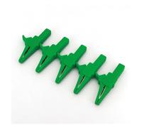5Pcs Insulated 83mm Large Alligator Clip Test Probe With 4mm Jack 1000V 32A NWPNLXEA(5Pcs Green)