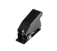 5pcs Interrupteur à Bascule en Plastique Flip Cap Interrupteur de sécurité Couvercle Couvercle Garde (Noir)