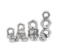 5pcs inverser filetage hexagonal m4 m5 m6 m8 m10 - m20 rotation d'écrous de gauche A2 en acier inoxydable DUO ER (Size : M6)