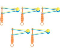 5pcs jouet de balle annoncé à la main amusement innovant classique nostalgique plastique -Noisemaker Knocker Balls pour fête d'anniversaire cadeaux