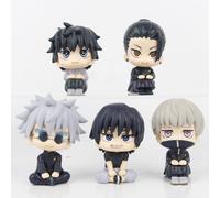 5pcs Jujutsu Kaisen Yuji Itadori Gojo Satoru PVC action figures anime figure 8cm