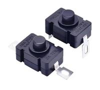 5pcs KAN-28 1.5A250V Flashlight Switches Self Locking SMD Type 18 x 12mm Push Button Switches NWPNLXEA(A)