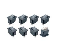 5PCS KCD1 103 3P black three position toggle switch 6A/250VAC 10A/125VAC (on/off/on) rocker switch 1011 HOROJDTH