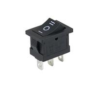 5Pcs KCD1-103 Flat Shape Switch 3Pin Rocker Switch 3 Position ON-OFF-ON Power Switch Black NWPNLXEA