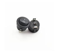 5pcs kcd1-105 2pin 3pin on-off on-off-on rocker switch diameter small round boat rocker switch Black round black white red NWPNLXEA(B-3p2d)