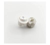 5pcs kcd1-105 2pin 3pin on-off on-off-on rocker switch diameter small round boat rocker switch Black round black white red NWPNLXEA(W-2p2d)