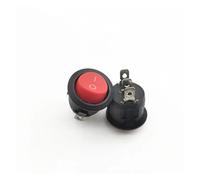 5pcs kcd1-105 2pin 3pin on-off on-off-on rocker switch diameter small round boat rocker switch Black round black white red NWPNLXEA(Rb-3p2d)