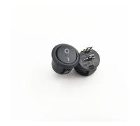 5pcs kcd1-105 2pin 3pin on-off on-off-on rocker switch diameter small round boat rocker switch Black round black white red NWPNLXEA(B-2p2d)