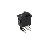 5Pcs KCD1-201 bent feet Switch 4Pin Rocker Switch 2 Position ON-OFF Power Switch Black Switch NWPNLXEA