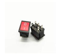 5Pcs KCD1 21 * 15mm 2PIin 3Pin 6Pin Boat Car Rocker Switch 6A/10A 250V/125VAC Push Button Switch NWPNLXEA(RB-6PIN2D)