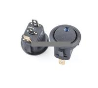 5Pcs KCD3/KCD4 220V 12V 10A/16A Rocker Switch NWPNLXEA(12V Blue)