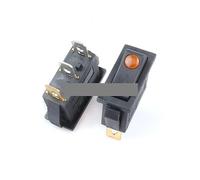 5Pcs KCD3/KCD4 220V 12V 10A/16A Rocker Switch NWPNLXEA(KCD3 220V Orange)