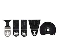 5pcs Kit de lames de scie oscillantes, Outils oscillants accessoires multifonctions universels en acier à haute teneur en carbone pour couper le bois en plastique