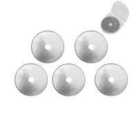 5pcs Lames Cutter Rotatif pour Olfa/Martelli/Dremel/Truecut, 60mm Lames Cutter Rotatif de Couture de Trou Rond pour Quilting Couture Loisirs Créatifs Scrapbooking