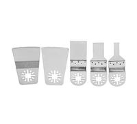 5pcs Lames D'outils Multiples Lames de Scie Oscillantes Accessoires D'outils Oscillants Multi-outils pour, Fein, Worx, etc.