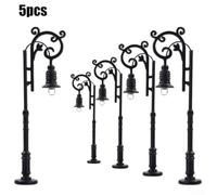 5PCS Lanternes Ajustables Train Réduit | LED chaud, tension pour 3v, courant 20mA, fils inclus, prêt à installer