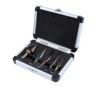 5pcs Large Cobalt Foret Fraises à Étages Conique HSS Drill Titane Perceuse