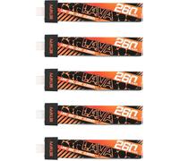 5pcs Lava 1s 260mah Lipo Battery 3.8v 80c Lihv Battery With Bt2.0 Connector Compatible With 1s Fpv Tiny Whoop Drone Quadcopter Like Air65, Meteor65, Meteor65 Pro 1s Brushless Drone