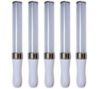 5pcs LED Concert Light Stick 10 pouces 15 couleurs Changer LightStick 2 Modes d'éclairage à batterie réutilisables à LED Sticks avec bracelet pour les fournitures de faveur de la fête