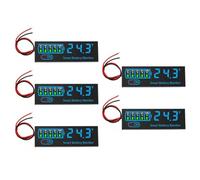 5PCS Li-Ion/Acid/Lithium Battery Charge Test Indicator 7-40V LED Display Monitor Digital Voltage Capacity Meter B