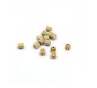 5pcs/lot 0.3 Modulus 10T 1.48MM HOLE Teeth Metal Copper Gear Spindle Gearwheel Fit 1mm 1.5mm 2mm Shaft IDGTTLDF